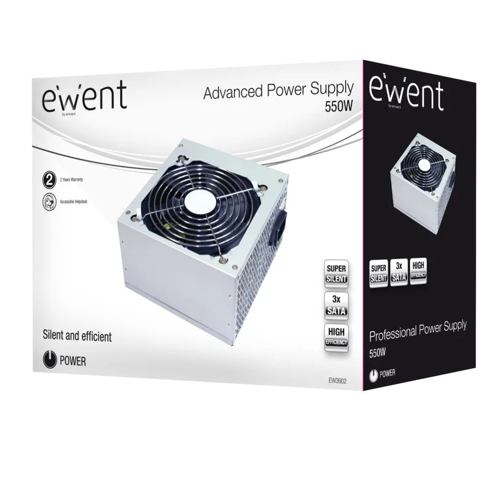 Ewent EW3902 550 W ATX Güç Kaynağı Thumbnail 3