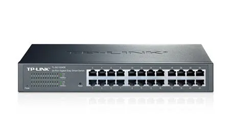 TP-Link TL-SG1024DE Gözetilmiş L2 Gigabit Ethernet (10/100/1000) Siyah Switch