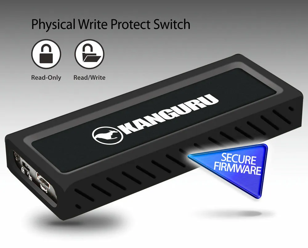iStorage Kanguru UltraLock U3-NVMWP-4T 4 TB SSD Thumbnail 3
