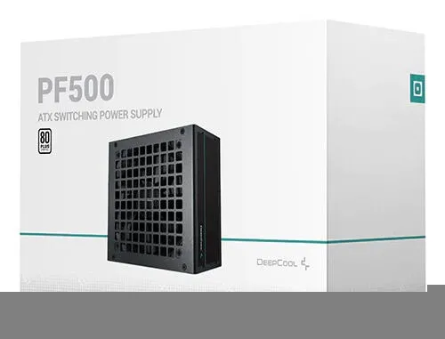 DeepCool PF500 güç kaynağı ünitesi 500 W 20+4 pin ATX Siyah Thumbnail 6