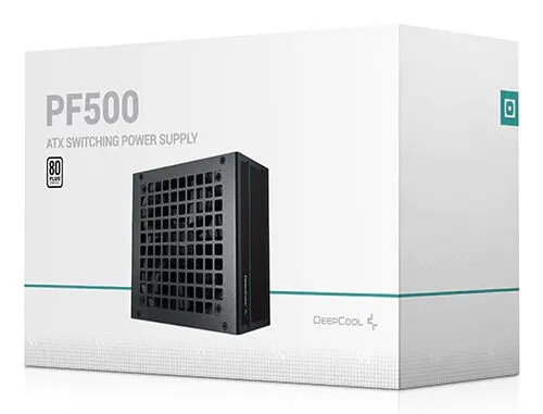 DeepCool PF500 güç kaynağı ünitesi 500 W 20+4 pin ATX Siyah Thumbnail 6