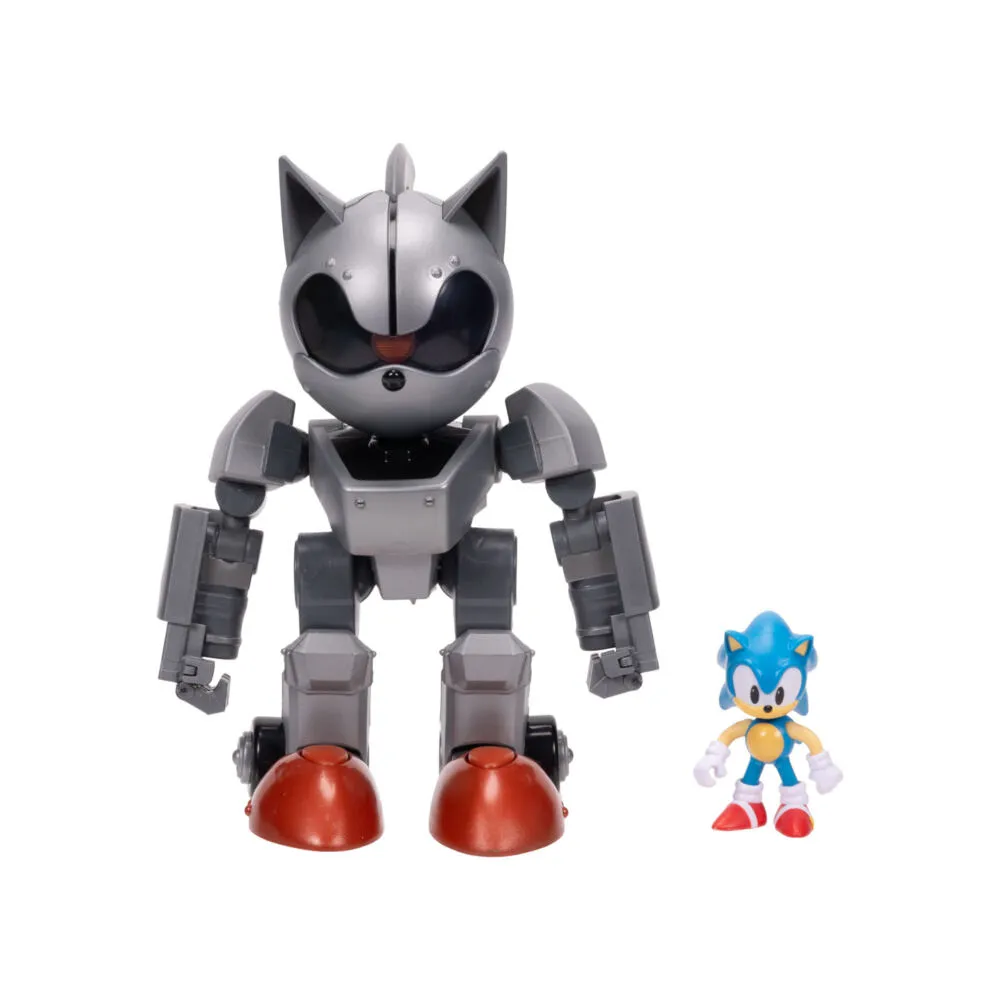 JAKKS Pacific Sonic the Hedgehog Giant Mecha Sonic vs Sonic Playset 429844 Thumbnail 9