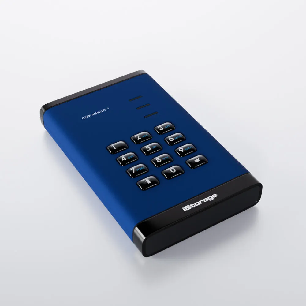 iStorage diskAshur3 IS-DA3-256--4000-BE 4 TB 2.5" SSD Thumbnail 4