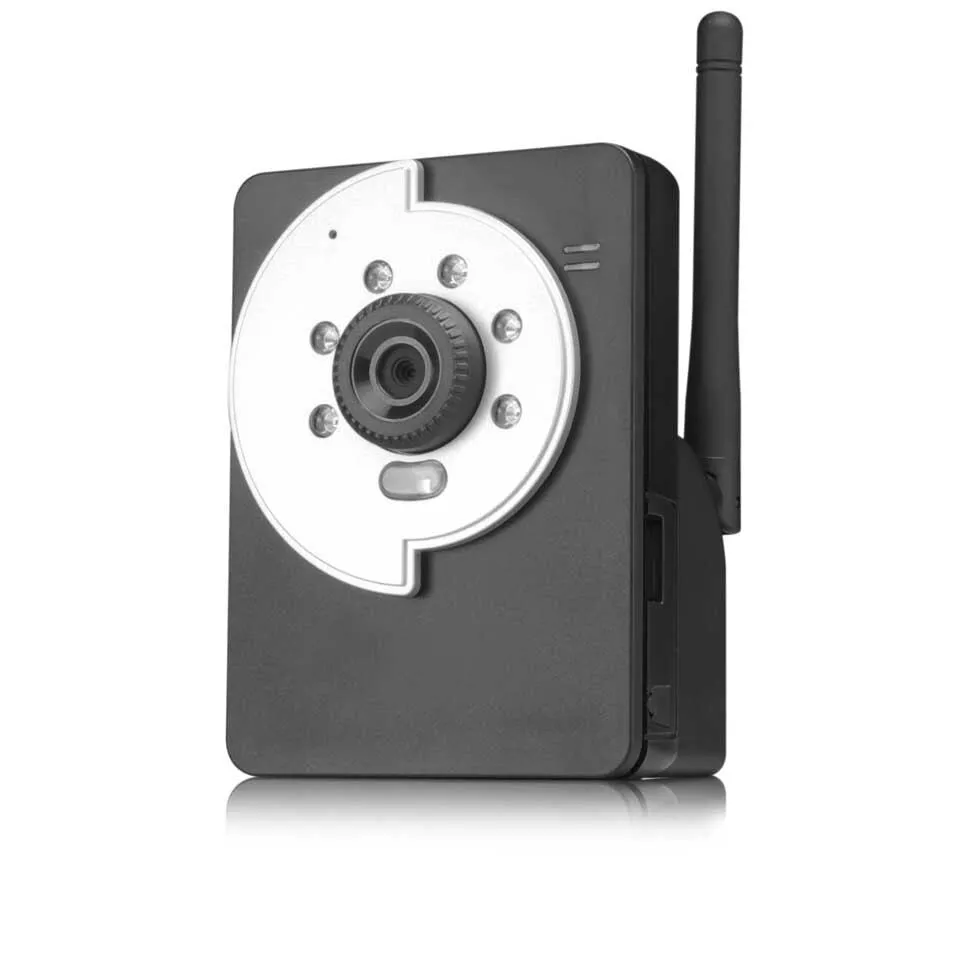 QNAP ICS-1013 webcam 640 x 480 Piksel USB Siyah, Gümüş