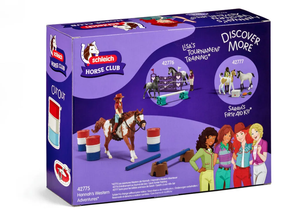 schleich HORSE CLUB 42775 Horses At 7 Parça Oyuncak Figür Thumbnail 9