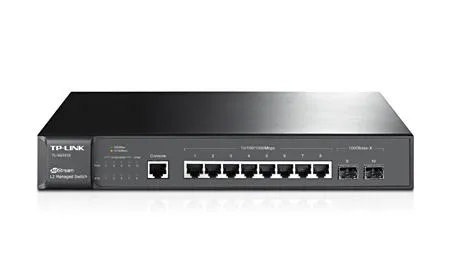 TP-Link TL-SG3210 Gözetilmiş L2 Gigabit Ethernet (10/100/1000) Ethernet üzerinden güç desteği (PoE) Siyah Switch