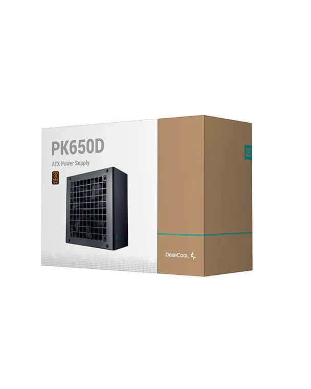DeepCool PK650D güç kaynağı ünitesi 650 W 20+4 pin ATX Siyah Thumbnail 5