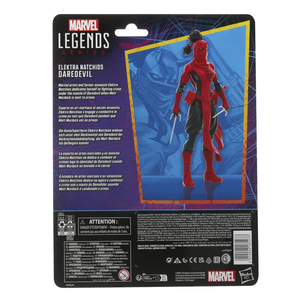 Hasbro Marvel Spider-Man F65725X0 Elektra Natchios Daredevil Oyuncak Figür Thumbnail 11
