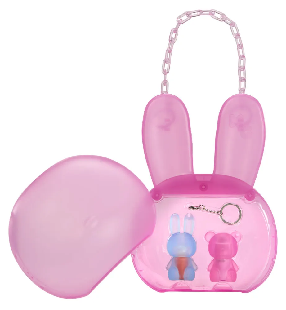 MGA Entertainment Mini Glam Purse with Cosmetics Bunny - Berry Thumbnail 2