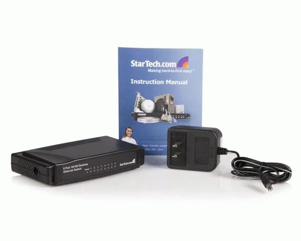 StarTech.com 8 Port 10/100 Mbps Fast Ethernet Switch DS8107 Thumbnail 10