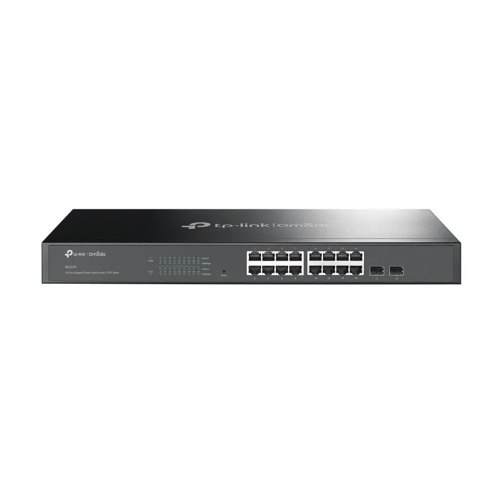 TP-Link Omada SG2218 Gözetilmiş L2/L2+ Gigabit Ethernet (10/100/1000) 1U Siyah Switch