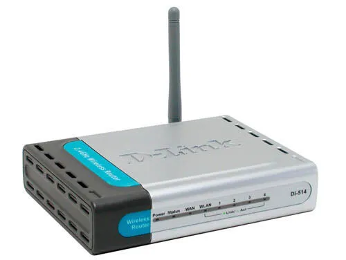 D-Link DI-514/E kablosuz yönlendirici Hızlı Eternet Siyah, Gümüş Route