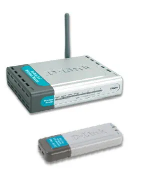 D-Link DI-624+ AirPlus Xtreme G High-Speed 2.4GHz (802.11g) & DWL-G122 kablosuz yönlendirici Route