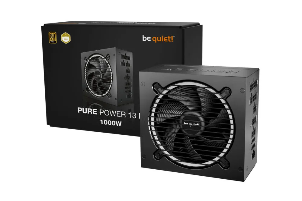 be quiet! Pure Power 13 M | 1000W BP028EU 80 PLUS Gold ATX Güç Kaynağı Thumbnail 2