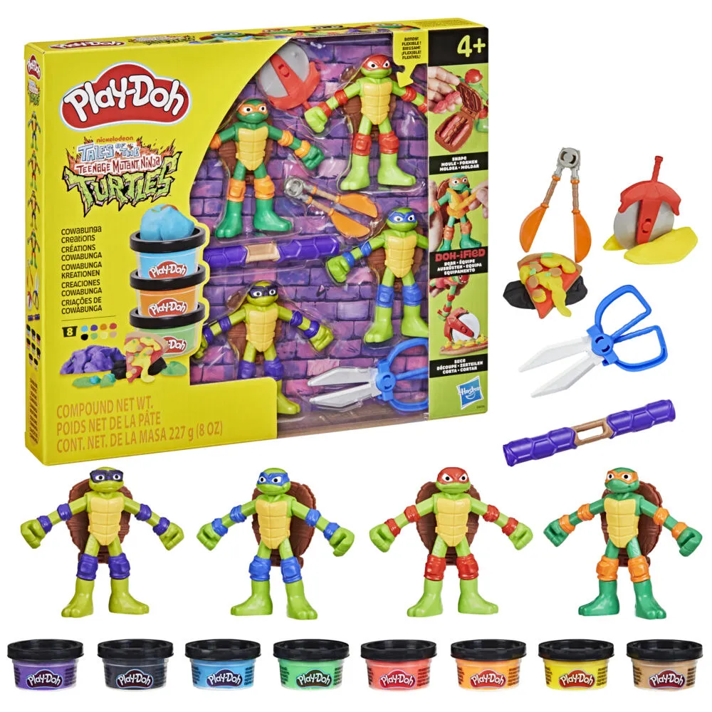 Play-Doh Teenage Mutant Ninja Turtles Cowabunga Eserleri Thumbnail 2