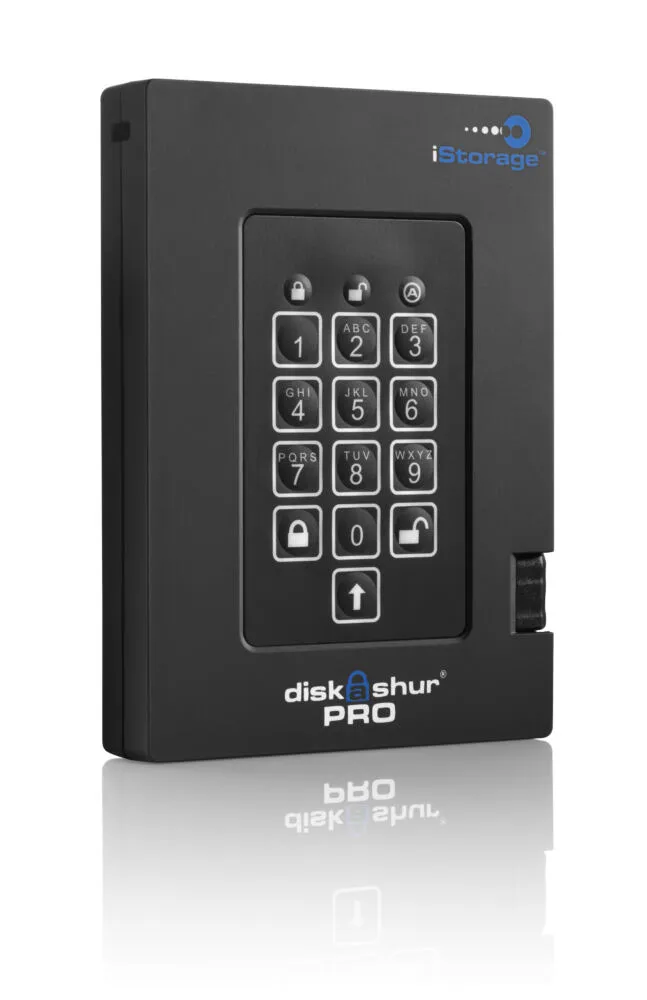 iStorage diskAshur Pro FIPS 256 GB IS-DP3-256--256F SSD Thumbnail 6