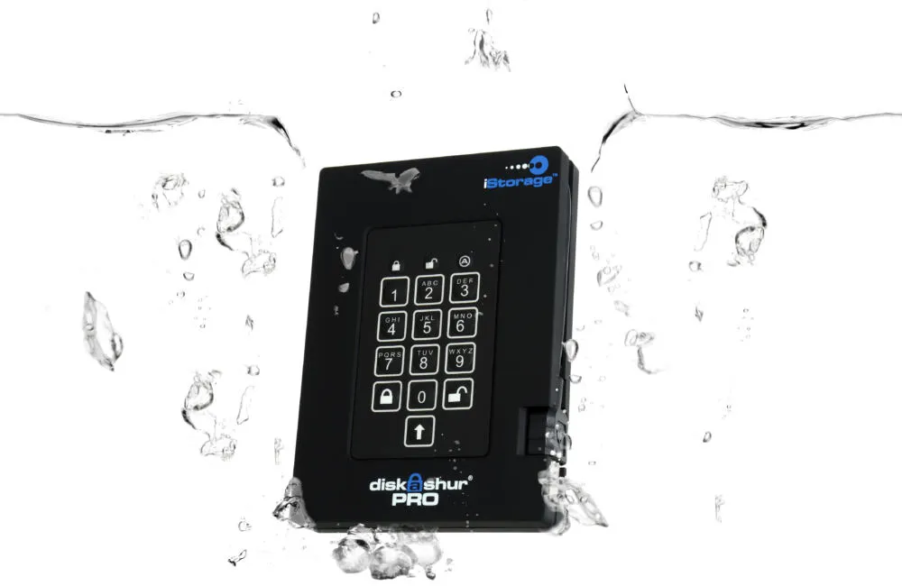 iStorage diskAshur Pro FIPS 256 GB IS-DP3-256--256F SSD Thumbnail 8