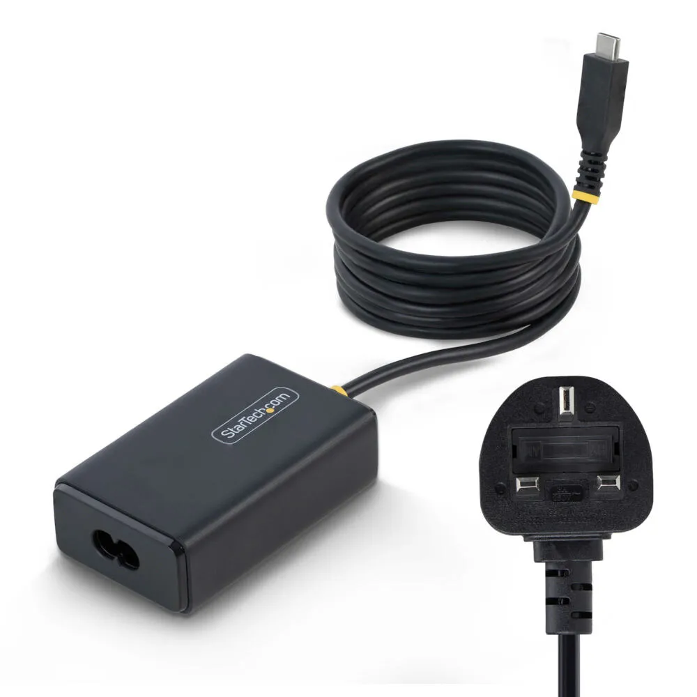 StarTech.com 165LU-USB-C-CHARGER şarj aleti & çevirici Bina içi 65 W Siyah Şarj Ürünleri