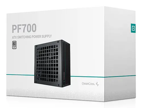 DeepCool PF700 güç kaynağı ünitesi 700 W 20+4 pin ATX Siyah Thumbnail 5