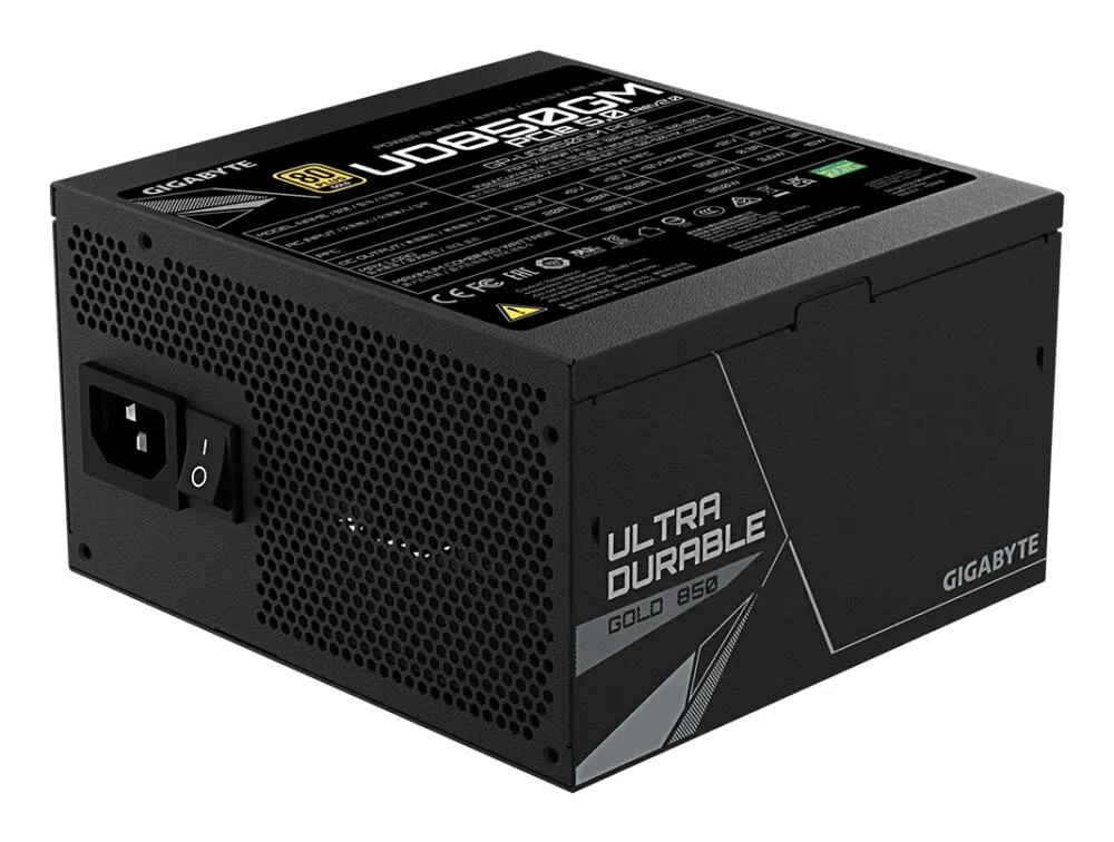 GIGABYTE UD850GM PG5 V2 GP-UD850GM UK 850 W 80 PLUS Gold ATX Güç Kaynağı Thumbnail 9