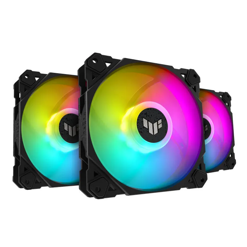 ASUS TUF GAMING TF120 ARGB 3IN1 Bilgisayar çantası Havayla soğutma 12 cm Siyah