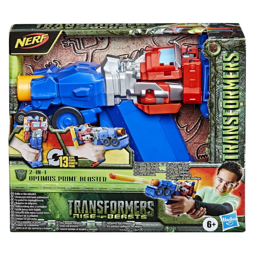 Hasbro Transformers Rise of the Beasts Movie 2 in 1 Optimus Prime Blaster F3901EU4 Thumbnail 5