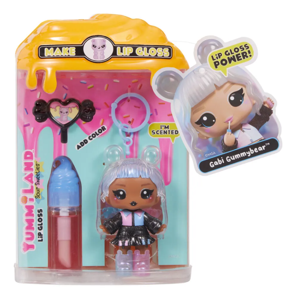 MGA Entertainment Yummiland Lip Gloss Doll Sour Sweeties - 545798-EUC Oyuncak Bebek Thumbnail 6