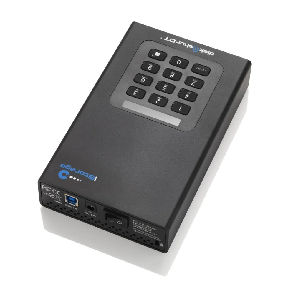 iStorage diskAshur DT 6 TB IS-DA-256-6000 USB 3.2 5400 RPM Harici Hard Disk Thumbnail 7