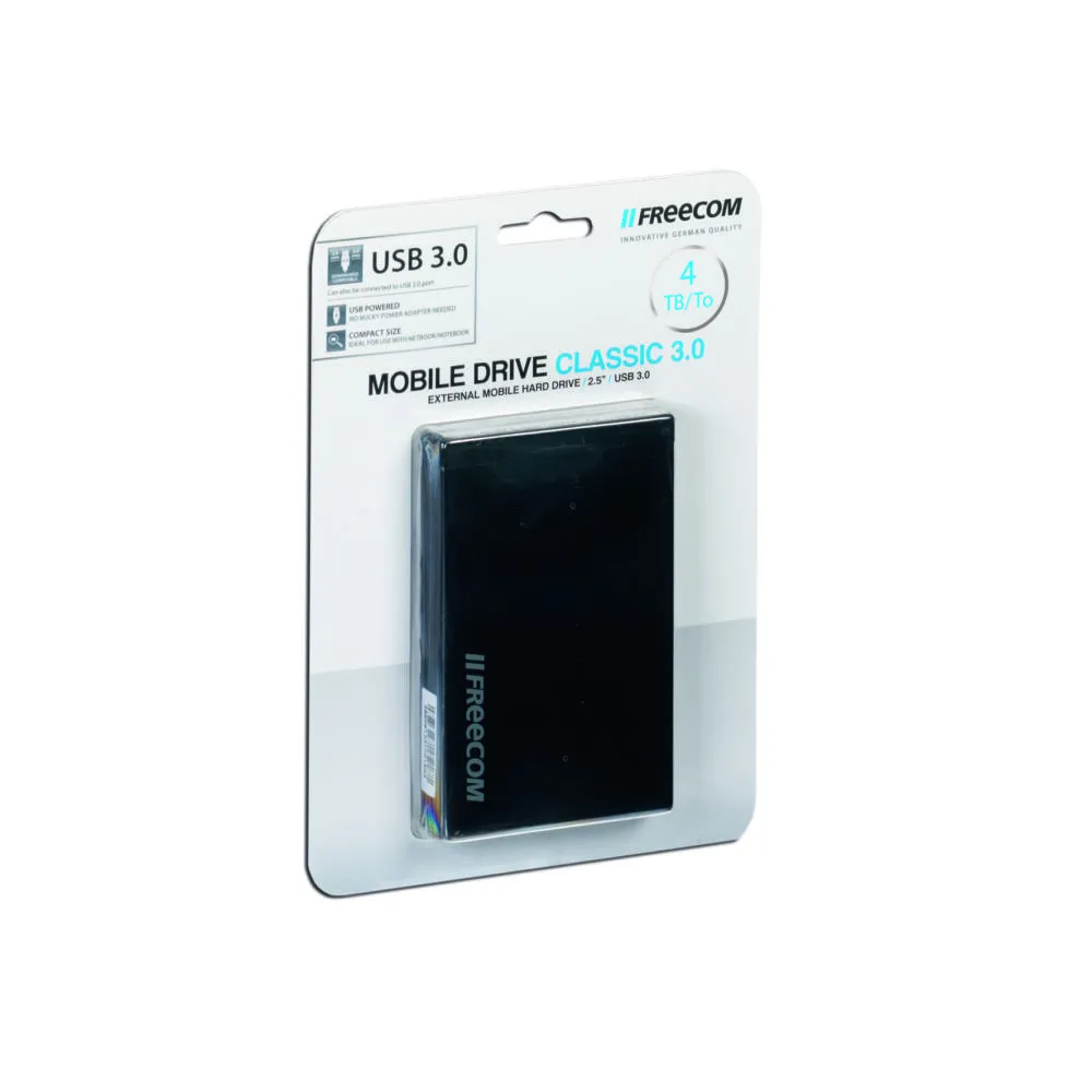 Freecom Classic 3.0 4 TB 56360 2.5" USB 3.2 Taşınabilir Harici Hard Disk Thumbnail 5