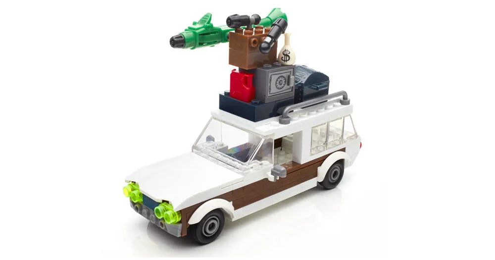MEGA Station Wagon Getaway CNF56 Yapım seti İnşaat Yapı Oyuncakları Thumbnail 8