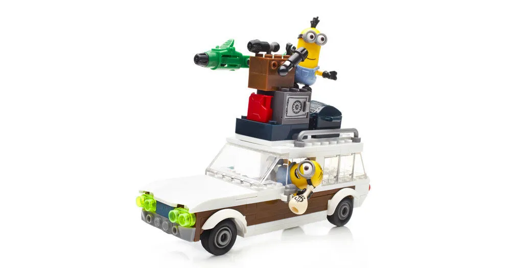 MEGA Station Wagon Getaway CNF56 Yapım seti İnşaat Yapı Oyuncakları Thumbnail 6