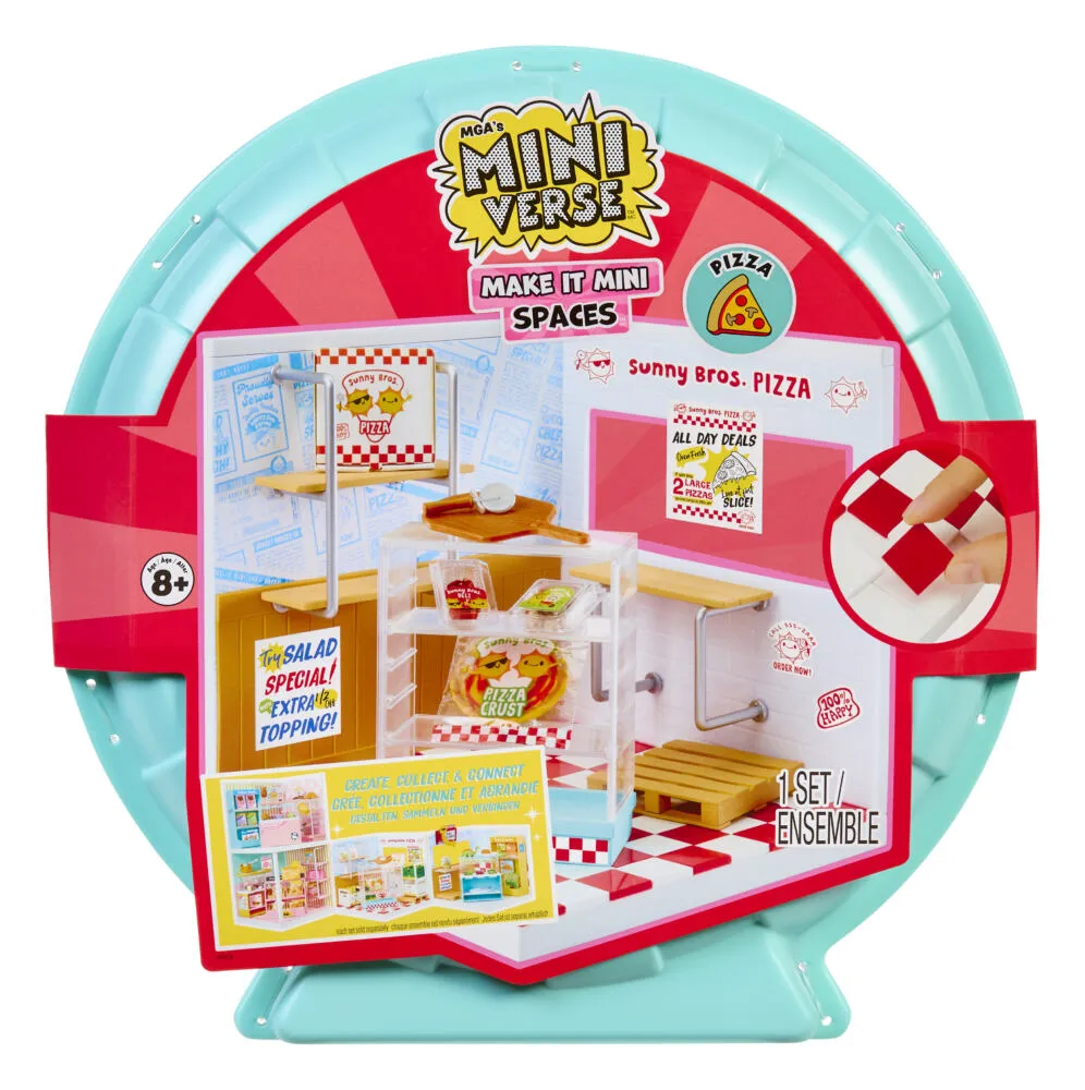 MGA Entertainment Miniverse Spaces Starter Pack- Pizza 566069-X1EUC Thumbnail 13