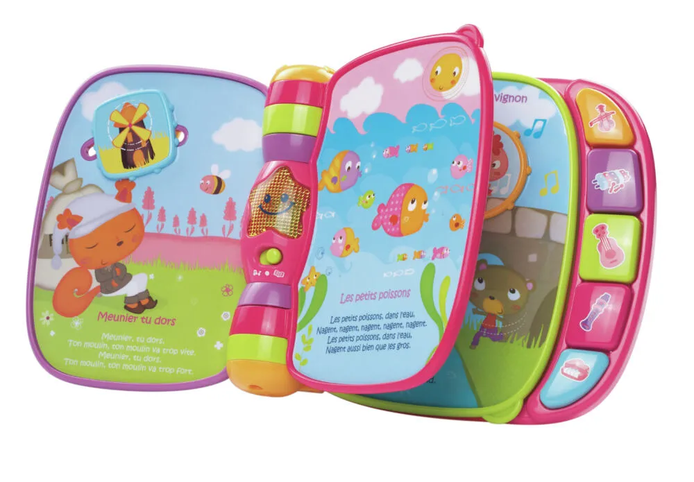 VTech Do, Ré, Mi super livre enchanté rose 80-166755 Thumbnail 2