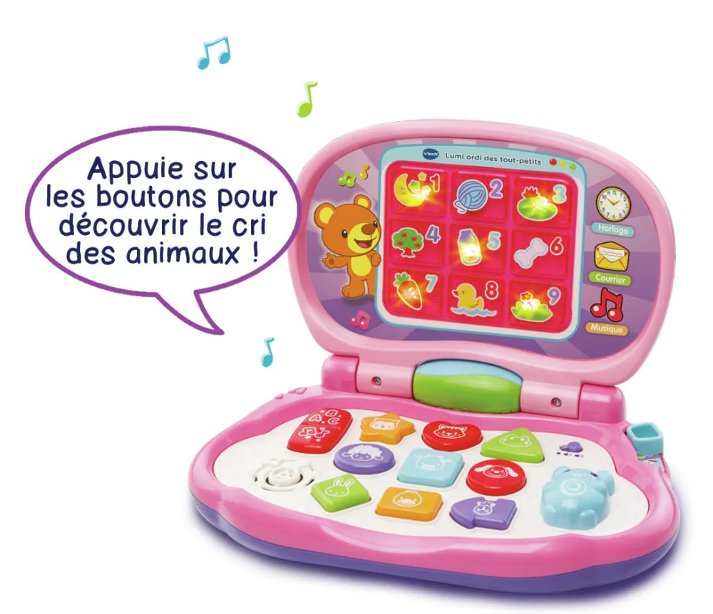 VTech Lumi ordi des tout-petits rose 80-191255 Thumbnail 3