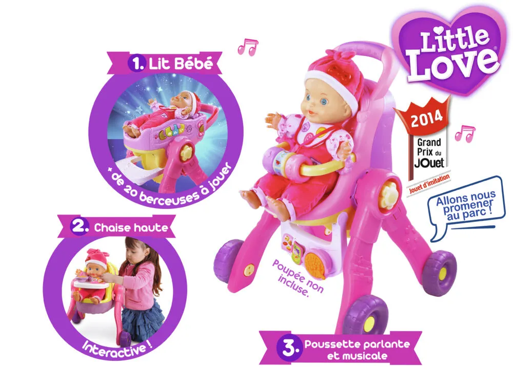VTech Ma poussette 3 en 1 interactive 80-154105 Thumbnail 10