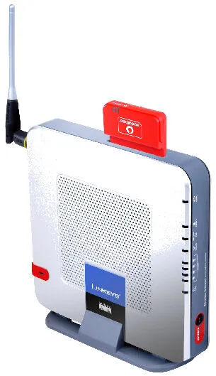 Linksys Vodafone & 3G/UMTS Router kablosuz yönlendirici
