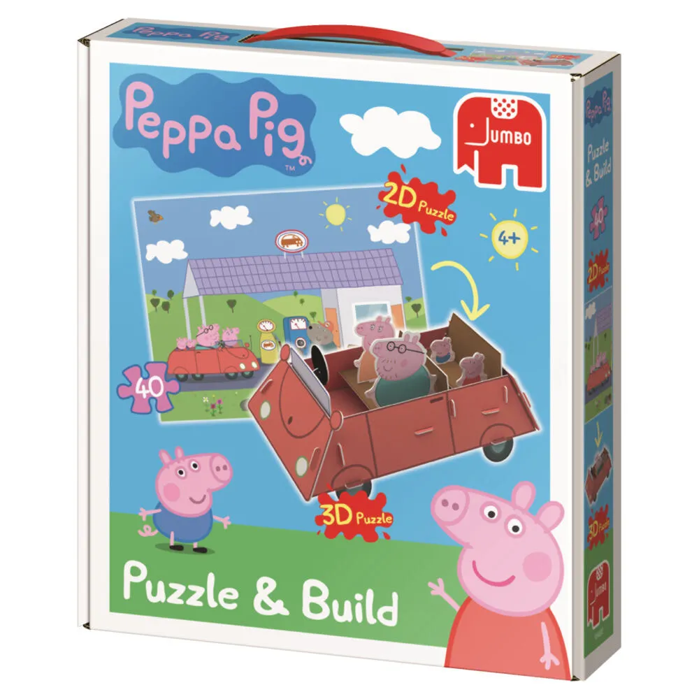 Jumbo Puzzle & Build 2D-3D 18483 40 Parça Thumbnail 2