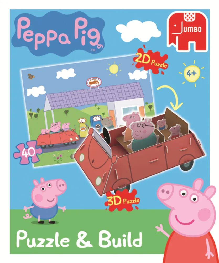 Jumbo Puzzle & Build 2D-3D 18483 40 Parça Thumbnail 5