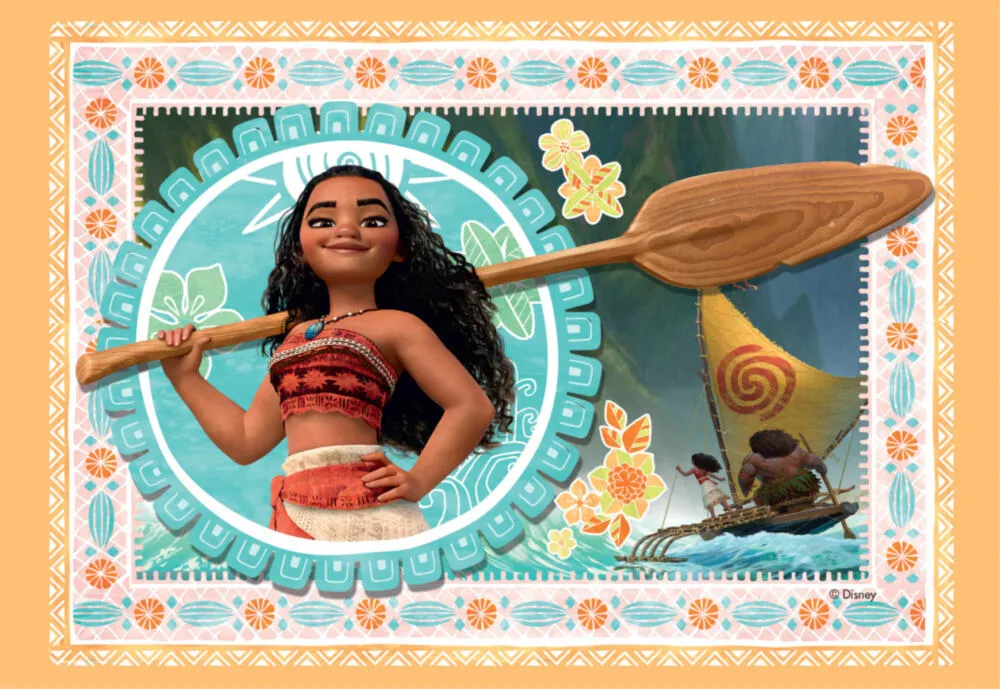 Jumbo Moana 4in1 Puzzel 19660 12 Parça Puzzle Thumbnail 1