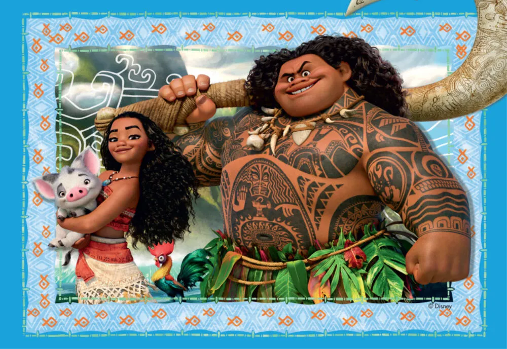 Jumbo Moana 4in1 Puzzel 19660 12 Parça Puzzle Thumbnail 3