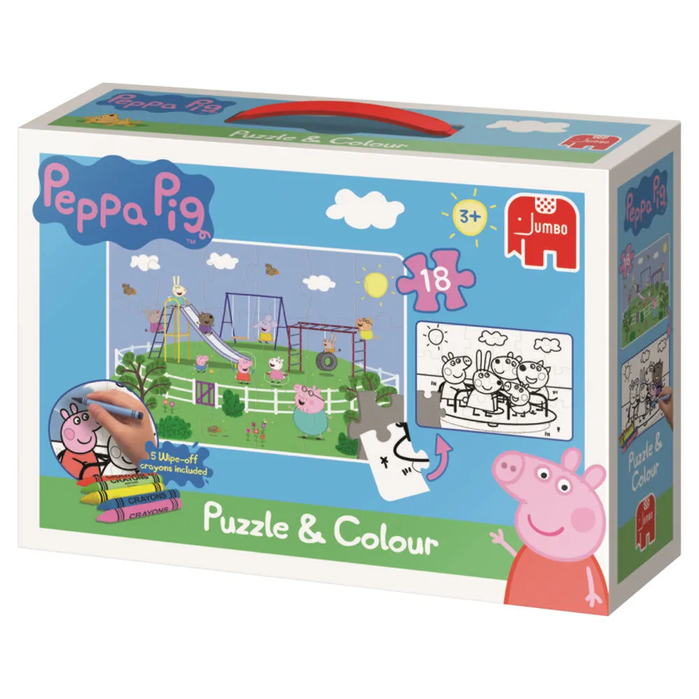 Jumbo Puzzle & Colour (Medium) 18503 18 Parça Thumbnail 2