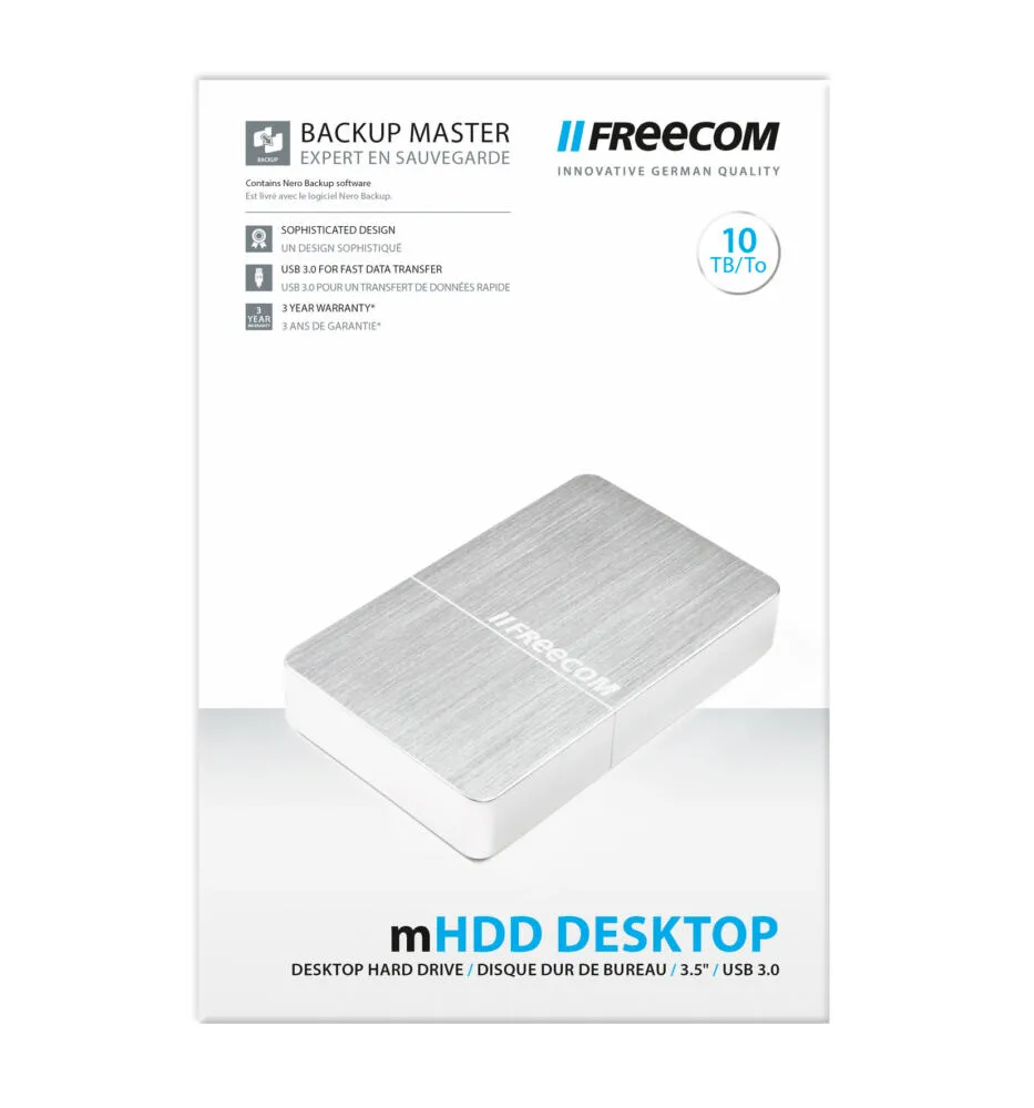 Freecom mHDD 1 TB 56403 3.5" USB 3.2 Harici Hard Disk Thumbnail 10