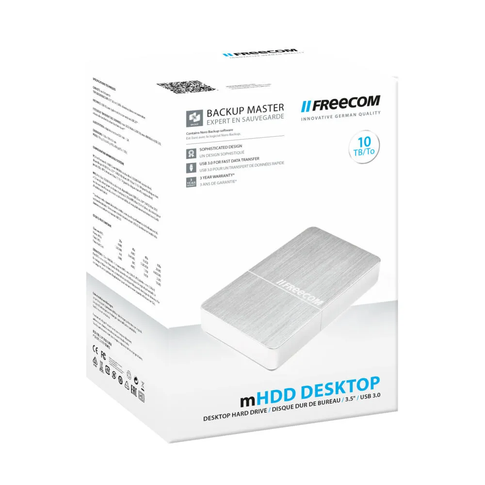 Freecom mHDD 1 TB 56403 3.5" USB 3.2 Harici Hard Disk Thumbnail 8