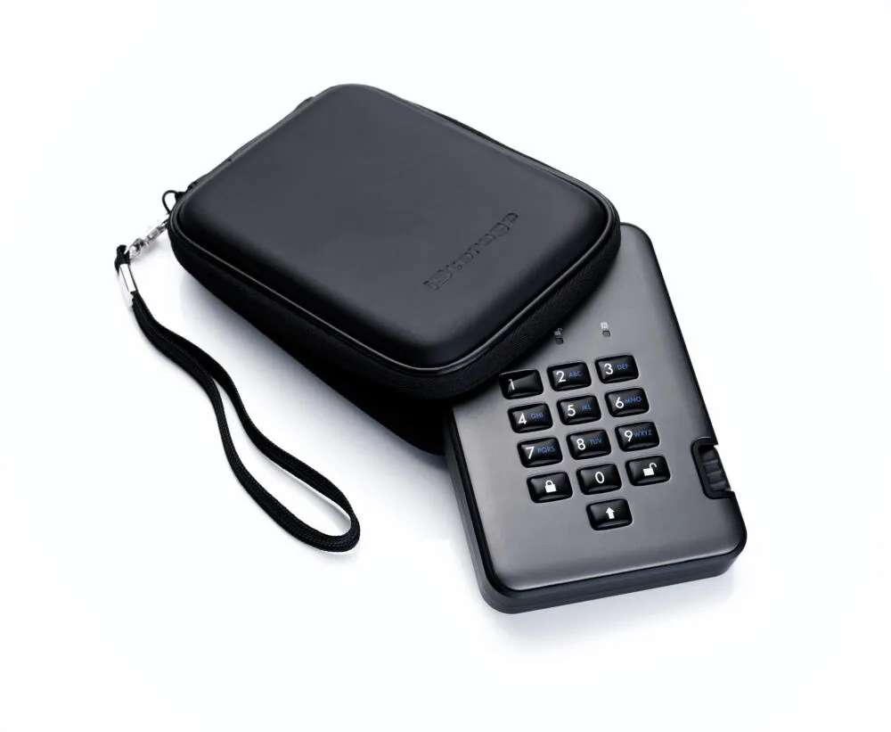 iStorage diskAshur PRO2 4 TB IS-DAP2-256-4000-C-X USB 3.2 Harici Hard Disk Thumbnail 5