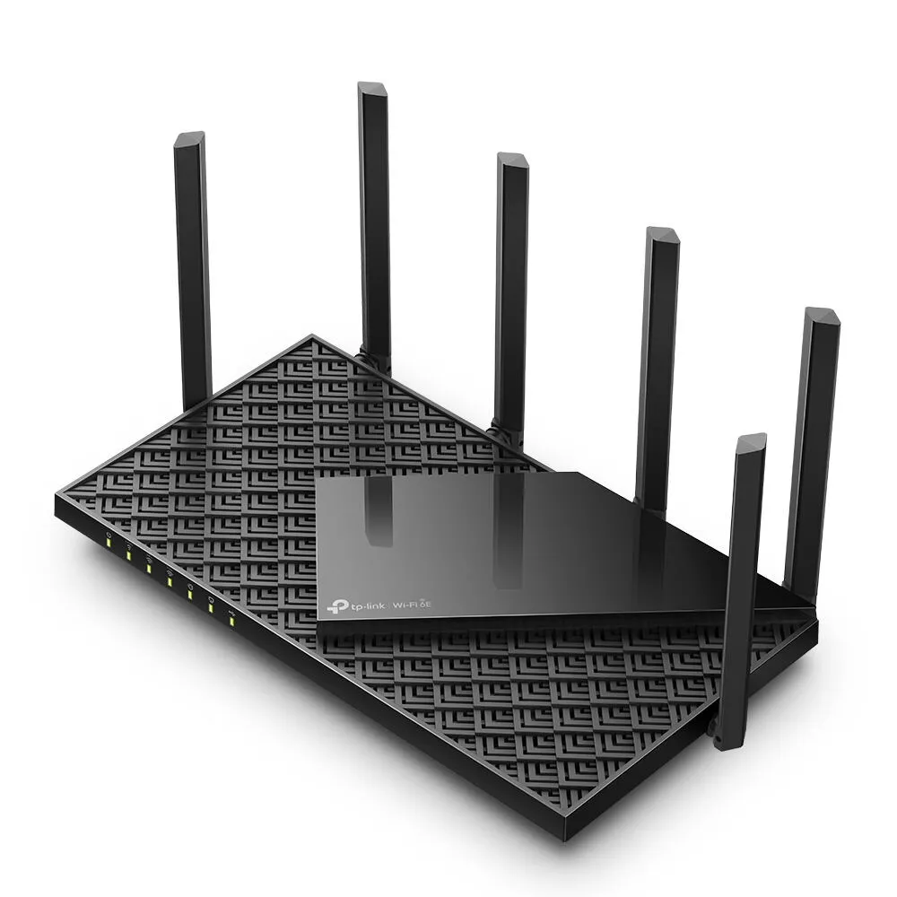 TP-Link Archer AXE75/TXU20 kablosuz yönlendirici Gigabit Ethernet Üç bantlı (2,4 GHz / 5 GHz / 6 GHz) Siyah Thumbnail 2