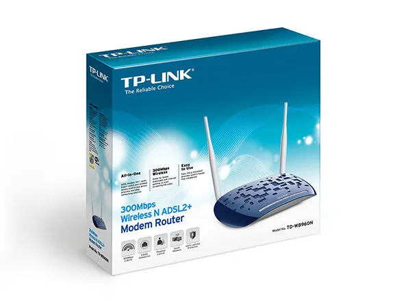 TP-Link TD-W8960N 4 GHz TD-W8960N V7 Masaüstü yönlendiricisi Router Thumbnail 8