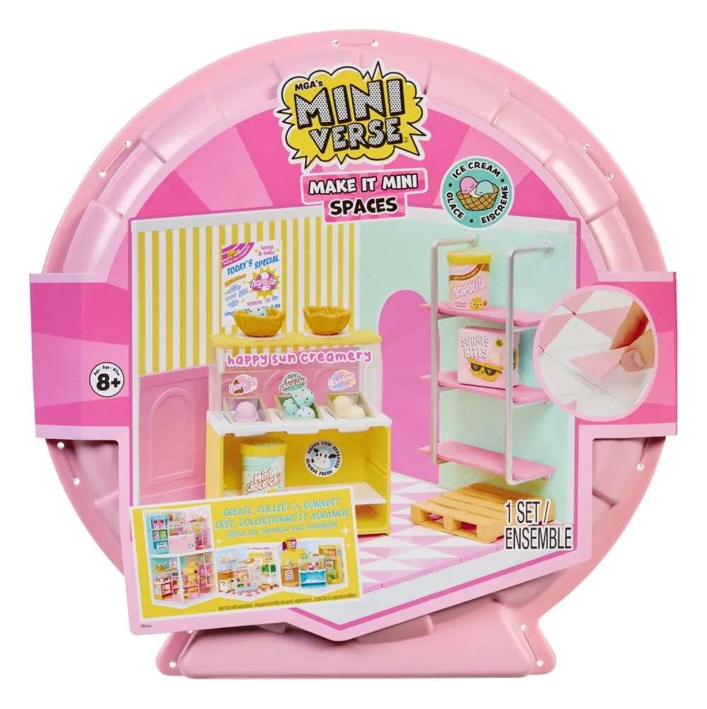 MGA Entertainment Miniverse Spaces Starter Pack- Ice Cream 566212-X1EUC Thumbnail 11