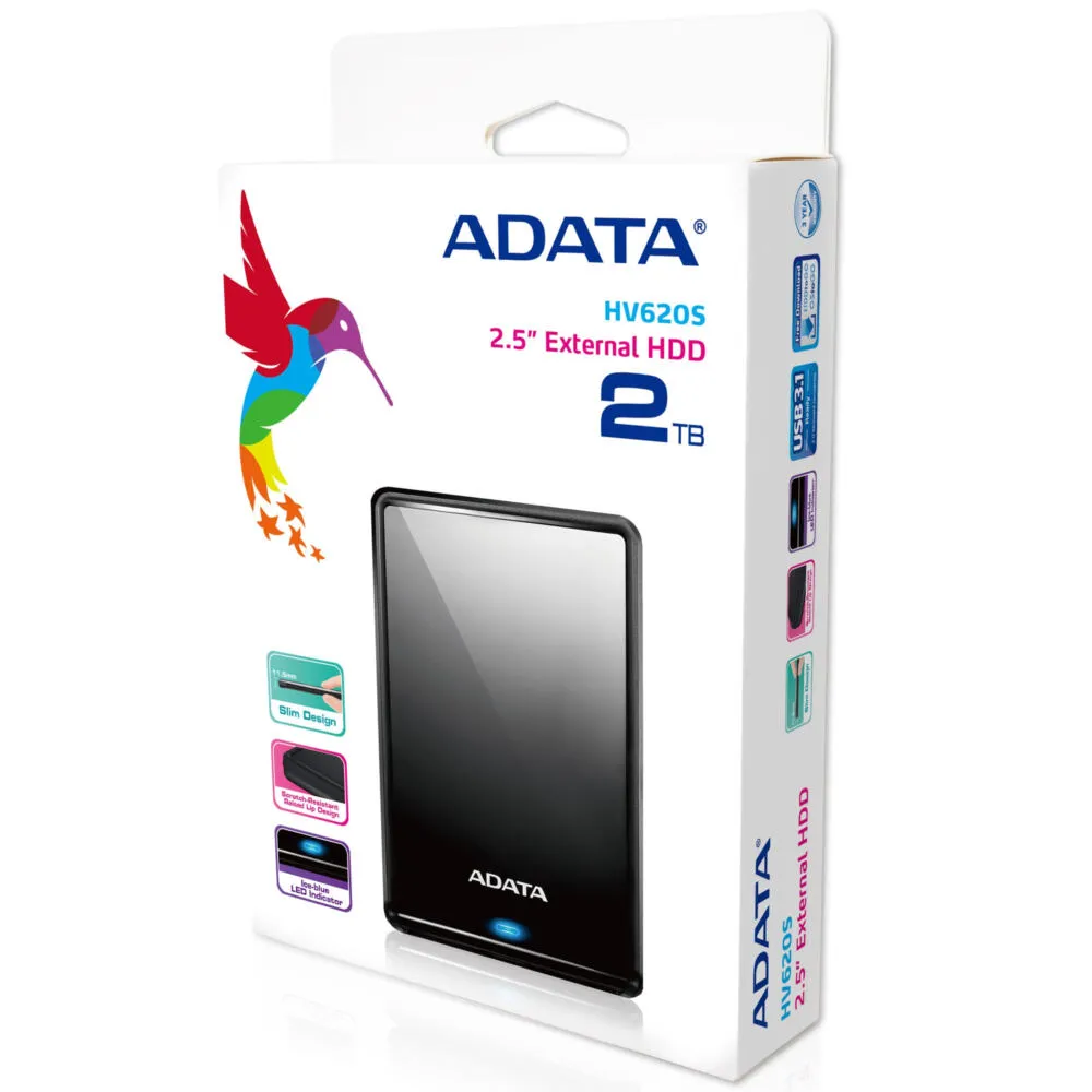 ADATA AHV620S-2TU3-CBK 2 TB 2.5" USB 3.2 Taşınabilir Harici Hard Disk Thumbnail 13