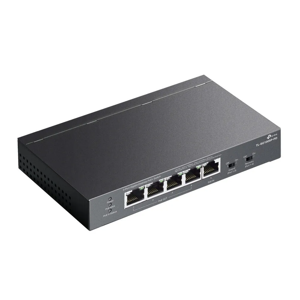 TP-Link TL-SG1005P-PD Ağ Anahtarları Thumbnail 5