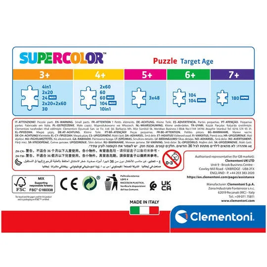 Clementoni Supercolor Disney Princess 20276 30 Parça Puzzle Thumbnail 3
